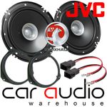 Vauxhall Astra H MK5 05-10 16cm JVC 600 Watts Front Door Car Speakers & Brackets