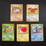 Pokemon Cards Tomokazu Komiya Vending Series Lot 5x Old Back Japanese