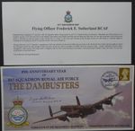 617 Dambuster Squadron 65th Anniversary cover signed Fred Sutherland