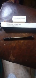 Victoria Beckham Ash Kajal Satin Eyeliner And V B Sharpener And Beauty Bag