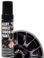 E-Tech Car Alloy Wheel Chip Kurb Damaged Repair Touch Up Paint Pen Stick - BLACK