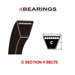 C SECTION V BELT SIZES C50 - C118 V BELT 22MM X 14MM