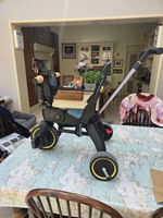 Doona Liki Trike S5 Ocean Blue Folding Trike with Cup Holder - Used