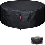 SheeChung Fire Pit Cover Round 56”D X 22”H for Solo Stove Fire Pit Surround