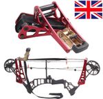Red Ratchet Style Portable Bow Press Aluminum Alloy Compound Bow Press UK STOCK