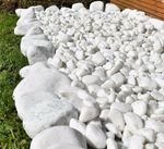 Decorative Marble EXTRA WHITE Pebbles / Stones / Chippings Home & Garden