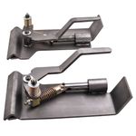 2Pcs Universal Weld-On Skid Steer Quick Attach Conversion Adapter Quick Tach New