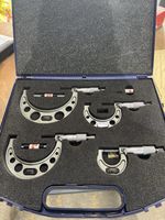 4 Piece Boxed Micrometer 0-1”,1-2”,2-3”,3-4”