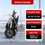 Lightweight Instant Folding Electric Wheelchair Glide X Compact Hecare