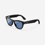 Ray-Ban Meta Skyler (Refurbished), Shiny Black/Cerulean Blue Transitions®, Stand