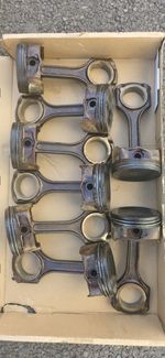 Mercedes M113K 55 AMG Pistons and connecting rods, Full set of 8 OEM