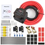 Split Charge Relay Kit 12V 140A Smart Dual Battery Isolator VSR Camper Van Truck