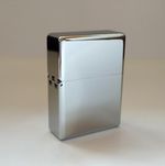 Zorro 912s Silver Chrome Brass Lighter - 210g Case & Heavy Duty Hinge
