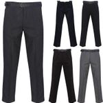 MENS TROUSERS OFFICE BUSINESS WORK FORMAL CASUAL SMART WORK DRESS PANTS 30 to 50