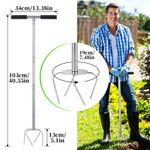 Garden Lawn Turner Soil Loosening Tool Lawn Aerator Tool For Lawns And Patios