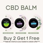 ORGANIC CBD BALM - Full Spectrum oil. 500mg 1000mg 2000mg. Natural Relax Repair.