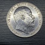Edward V11 Silver Crown 1902. Nice grade. 