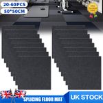 20-60pcs Carpet Tiles 50x50cm Carpet Floor Tiles Non-Slip Flooring Rugs for Home