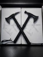 Heavy Duty Hunting Camping Axe Military Style Survival Hatchet With Pick Axe