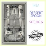 Ikea Dragon dessert spoon 16cm set of 6 spoons 500.903.81