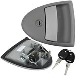 FAP Door Lock External Lock Caravan Motorhome FF System Triangle 1 Grey (S)   