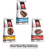 1KG ITALIAN BLEND ROASTED COFFEE BEANS: INTENSO, FINE and CREMA INTENSO, NAPOLI