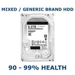 6TB 3.5in SATA HDD Hard Drive 90-99% Health Desktop