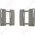 WW2 Reproduction US Double Bar Collar Captain Rank Badges