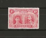 RHODESIA 1910/13 SG 123 1d Bright Carmine MINT 