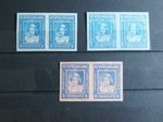 Newfoundland #247a imperforate plate proofs three shades NH