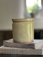 Antique French Glazed Confiture Pot