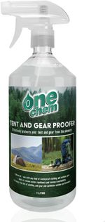 Tent and Gear Waterproofer 1 Litre Spray Camping Hiking Clothing One Chem