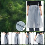 Outdoor Rain Kilt Ultralight Portable 15D Silicone Coating Rain Skirt Waterproof