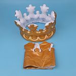 Gold Inflatable Crown Queen Crown, Adult Birthday Hats for Costume Birthday