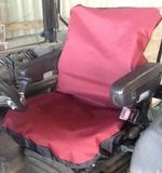 Heavy Duty Burgundy Tractor/JCB Seat Cover Waterproof - Other colours available