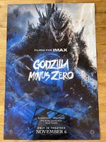 Poster Godzilla Minus Zero 430mm x 640m bit bigger than A2