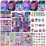 Kpop Party Favors Filler Gift Bags Demon Music Hunter Loot Bag Sticker Lomo Card