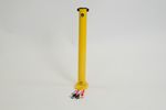 Folding Parking Barrier - Yellow Driveway Security Post Parking