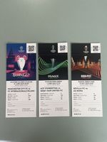 3 TICKETS REPRO COPY FINAL CHAMPIONS -EUROPA-CONFERENCE LEAGUE 2023