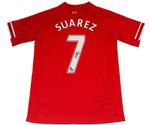 Luis Suarez Signed 2013/14 Liverpool Home Shirt With PHOTO PROOF
