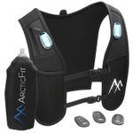 ArcticFit LED Running Vest - Adjustable Unisex Reflective Vest With Phone Holder
