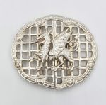 FINE VINTAGE STERLING SILVER WELSH DRAGON NURSES BUCKLE Birmingham 1997