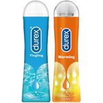 Durex Sensation Lubricant Value Pack - 2 x 50ml Pack - Durex Tingling & Warming