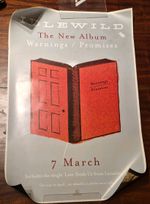 Idlewild Poster Original 2 Sided Shop Display Warnings / Promises Album 2003