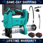 12000PSI Battery Powered Cordless Grease Gun Kit Electric Grease Gun 2*4000mAh