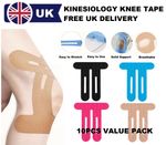 10PCS Kinesiology Knee Tape PRECUT KT Tape Knee pain Injury Support Physio Sport