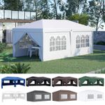 3 x 6m Garden Heavy Duty Gazebo Marquee Party Tent Canopy Refurbished