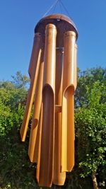 STUNNING BAMBOO LARGE  WINDCHIME - COCONUT  (FREE TRADE FROM BALI)