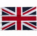 Sewn Union Jack Flag 5x3ft 3x2ft British Heavy Duty England Wales Scotland