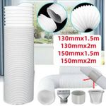 Air Conditioner Vent Pipe Duct Extra Long Universal Extension Exhaust Hose Pipe